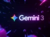 Google lanza Gemini 3 con capacidades mejoradas y un asistente que hace las tareas por ti Fondo oscuro en la que aparece el texto “Gemini 3” iluminado en tonos neón rosados, morados y azules. A la izquierda del texto se ve el logotipo en forma de estrella curva con un degradado multicolor. Alrededor hay líneas y formas luminosas que se desplazan hacia el centro, creando un efecto dinámico y futurista.
