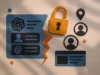 OpenAI sufre una filtración de datos tras un incidente de seguridad en Mixpanel Ilustración en estilo plano y minimalista que representa una filtración de datos: una tarjeta azul con iconos de perfil, correo y el logotipo de OpenAI aparece dividida por una grieta naranja; a la derecha se muestra un candado amarillo abierto, iconos de ubicación y usuarios, y una ventana de navegador, todo sobre un fondo beige con sombras suaves.